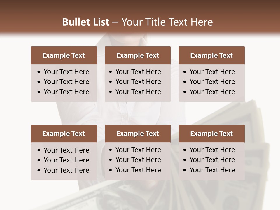 Savings Women People PowerPoint Template