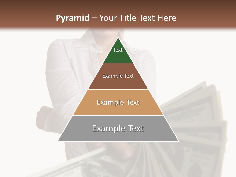 Savings Women People PowerPoint Template