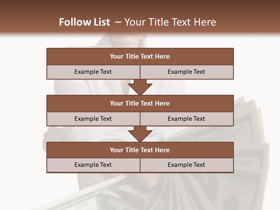 Savings Women People PowerPoint Template