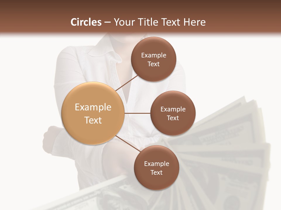 Savings Women People PowerPoint Template