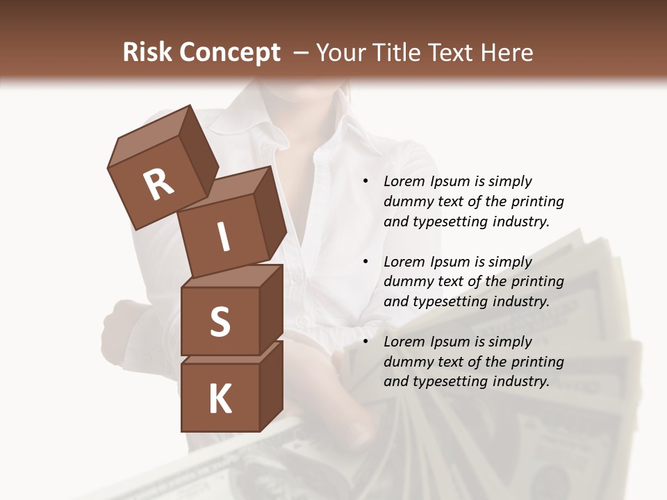 Savings Women People PowerPoint Template