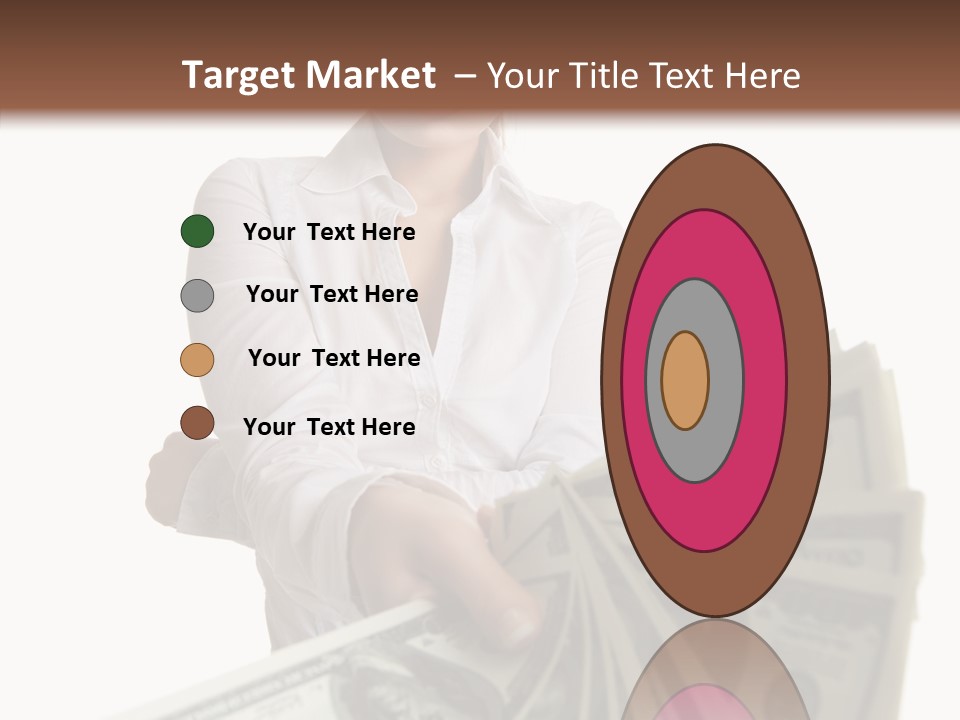 Savings Women People PowerPoint Template