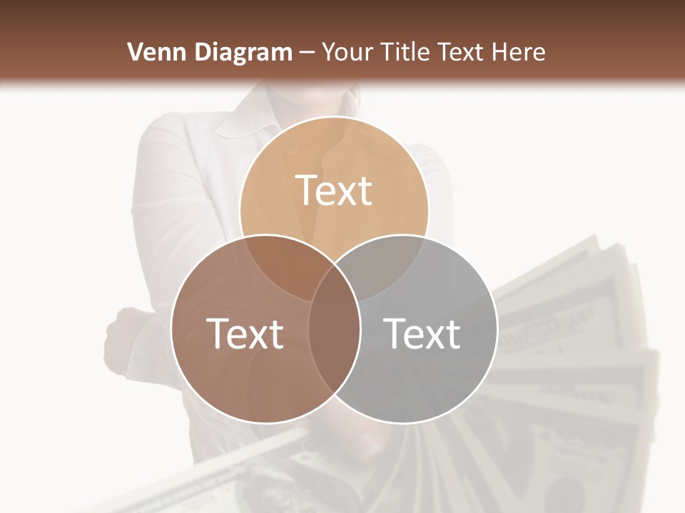 Savings Women People PowerPoint Template