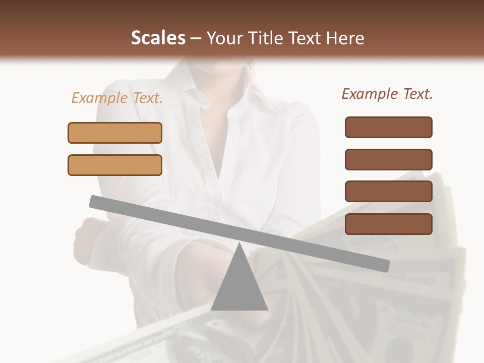 Savings Women People PowerPoint Template