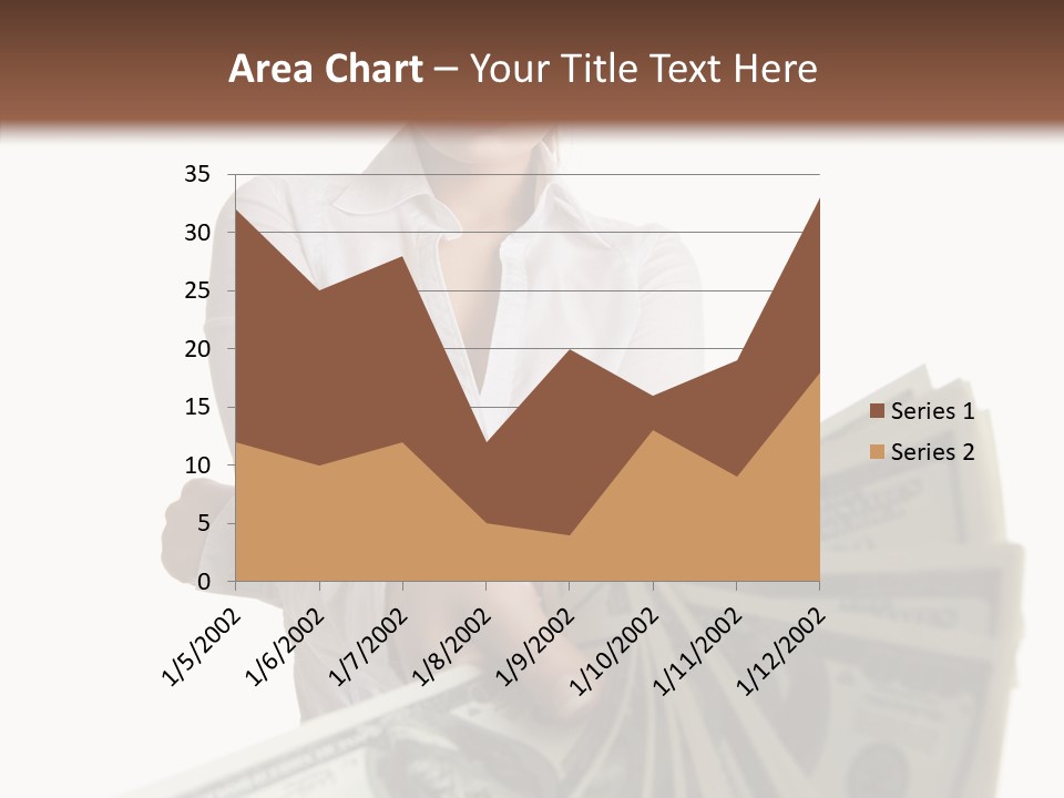 Savings Women People PowerPoint Template