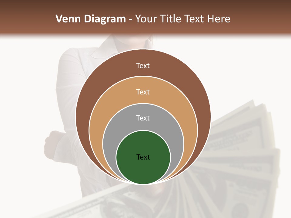 Savings Women People PowerPoint Template