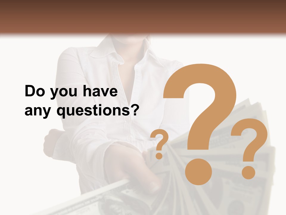 Savings Women People PowerPoint Template