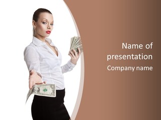 Erotic Model People PowerPoint Template