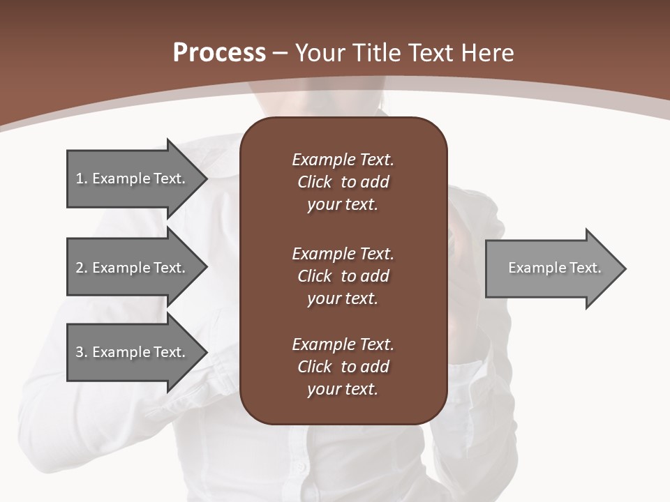 Currency Holding Happiness PowerPoint Template