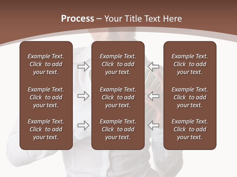 Currency Holding Happiness PowerPoint Template