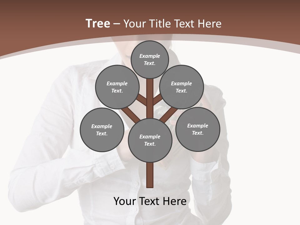Currency Holding Happiness PowerPoint Template