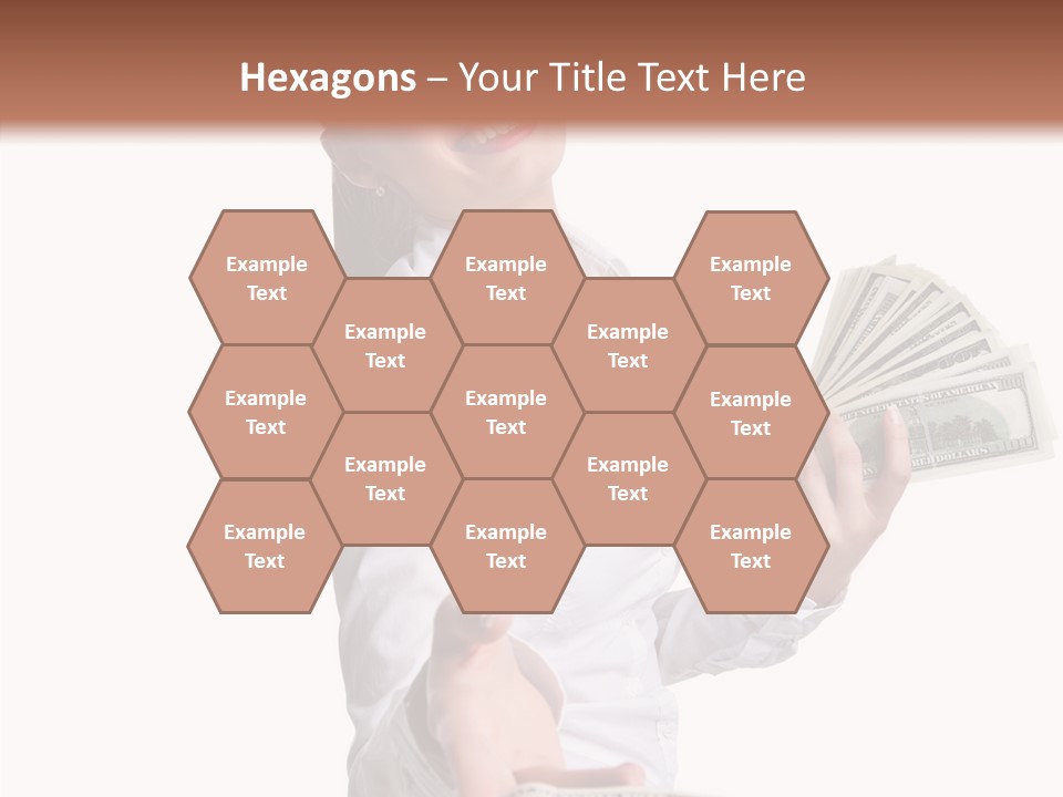 Shopping Face Success PowerPoint Template