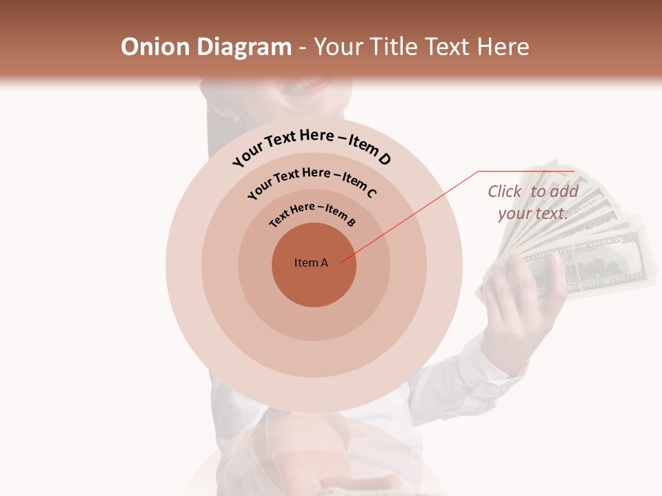 Shopping Face Success PowerPoint Template