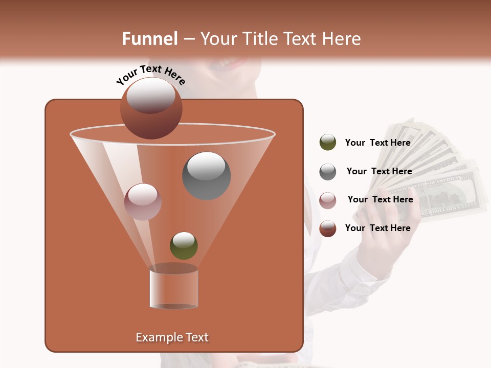 Shopping Face Success PowerPoint Template