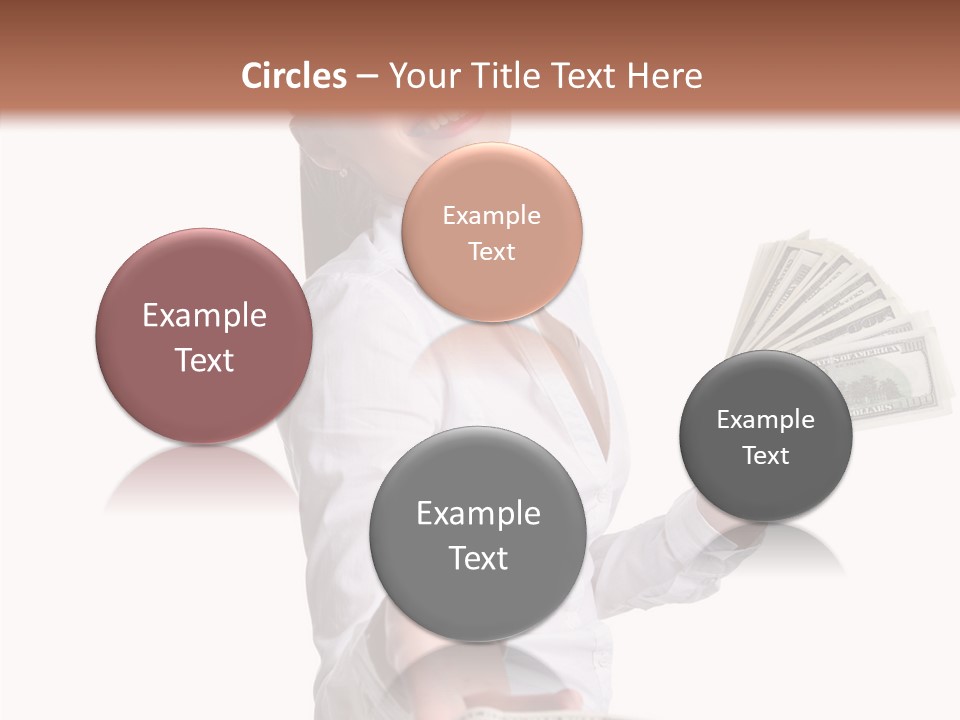 Shopping Face Success PowerPoint Template