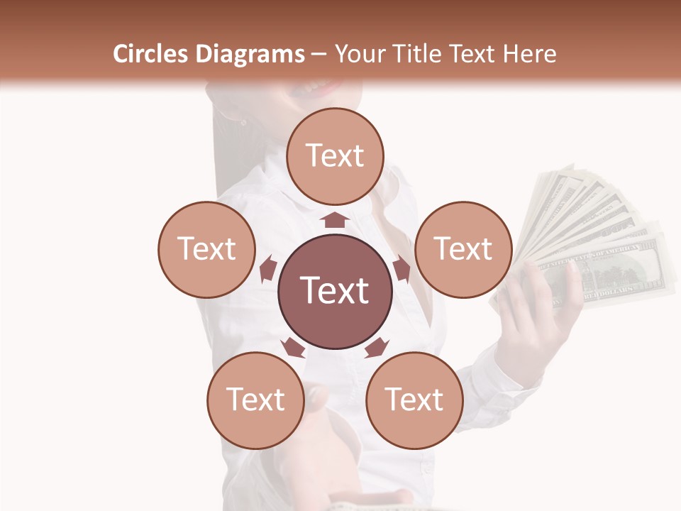 Shopping Face Success PowerPoint Template