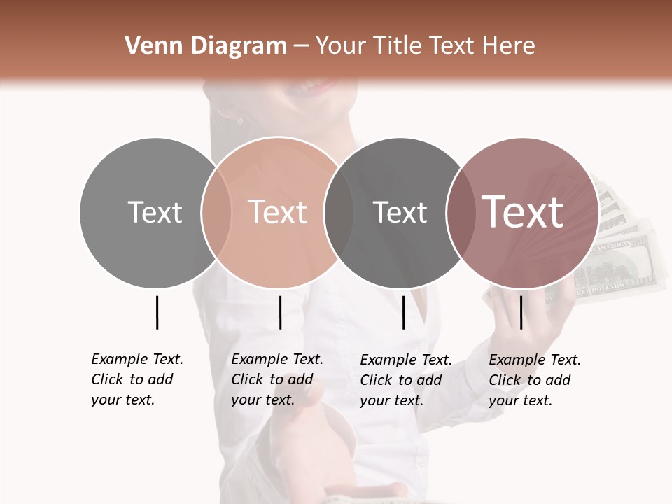 Shopping Face Success PowerPoint Template