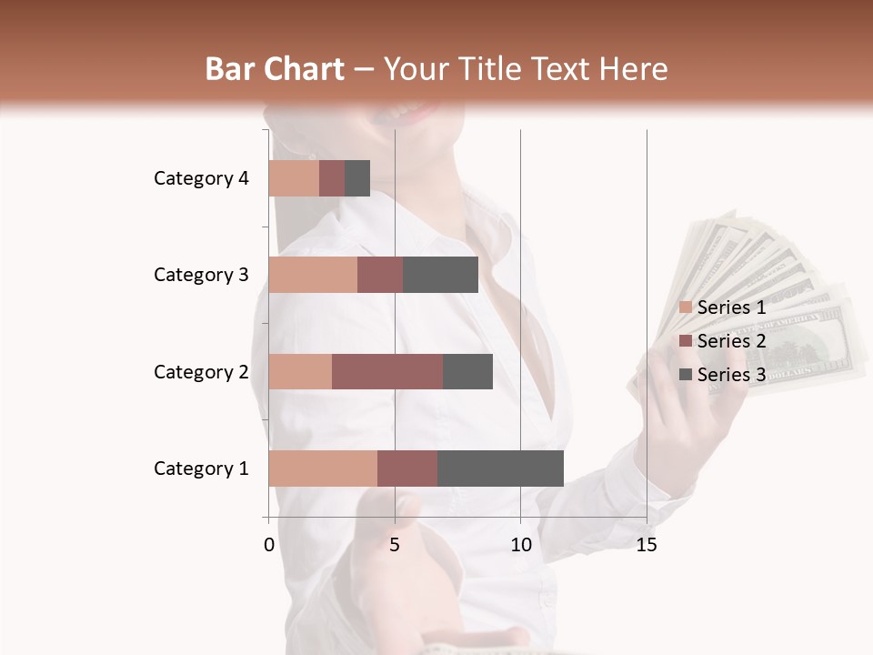 Shopping Face Success PowerPoint Template