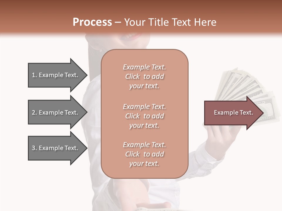 Shopping Face Success PowerPoint Template