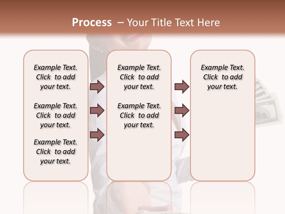 Shopping Face Success PowerPoint Template