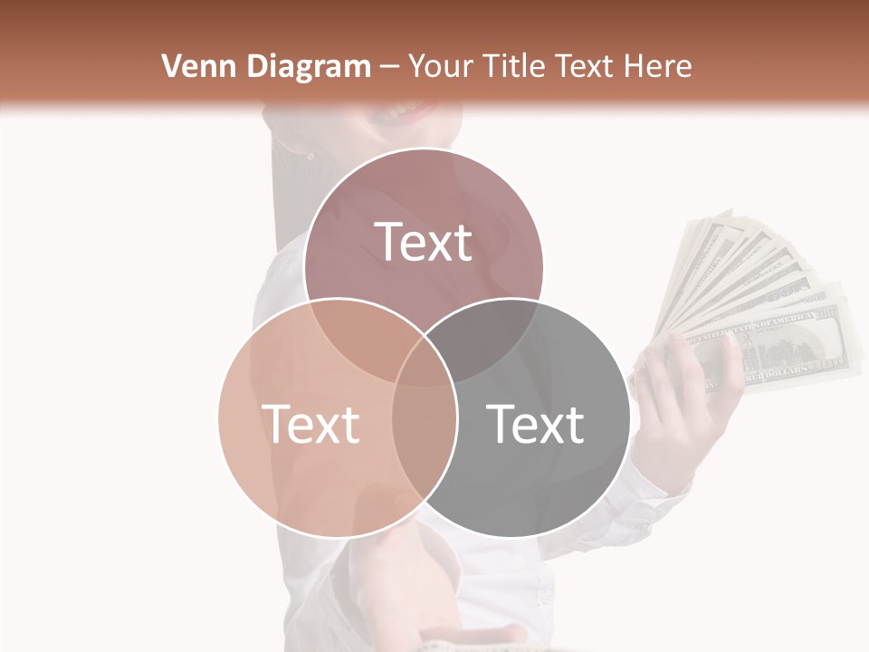 Shopping Face Success PowerPoint Template