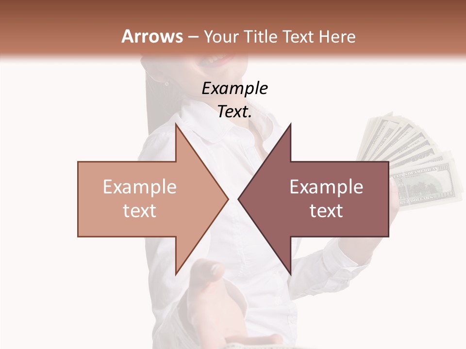 Shopping Face Success PowerPoint Template