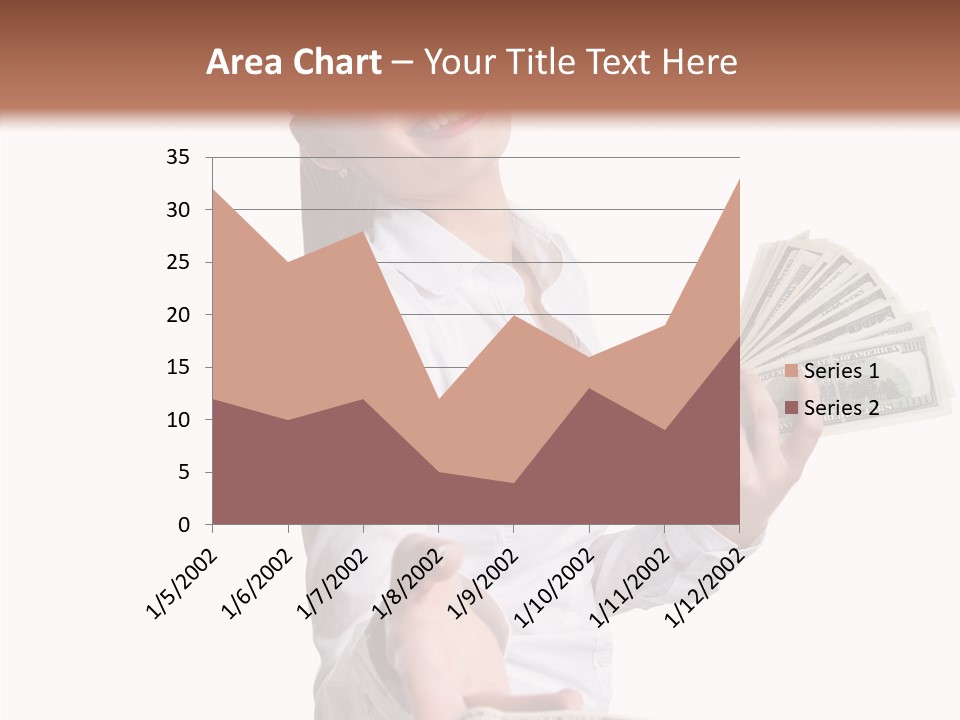 Shopping Face Success PowerPoint Template