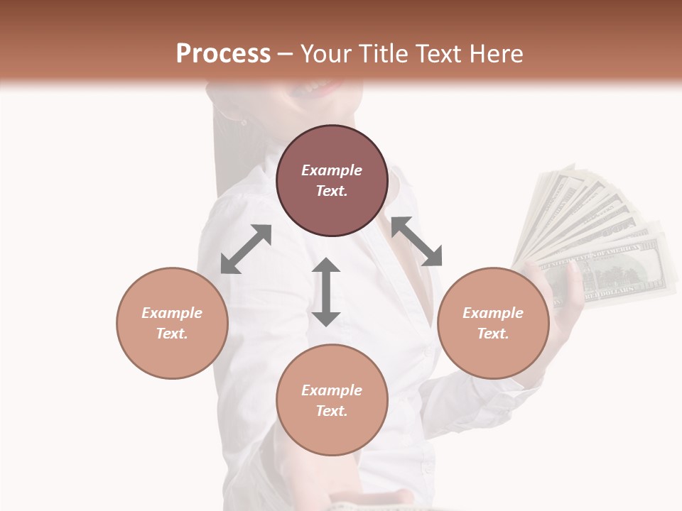 Shopping Face Success PowerPoint Template