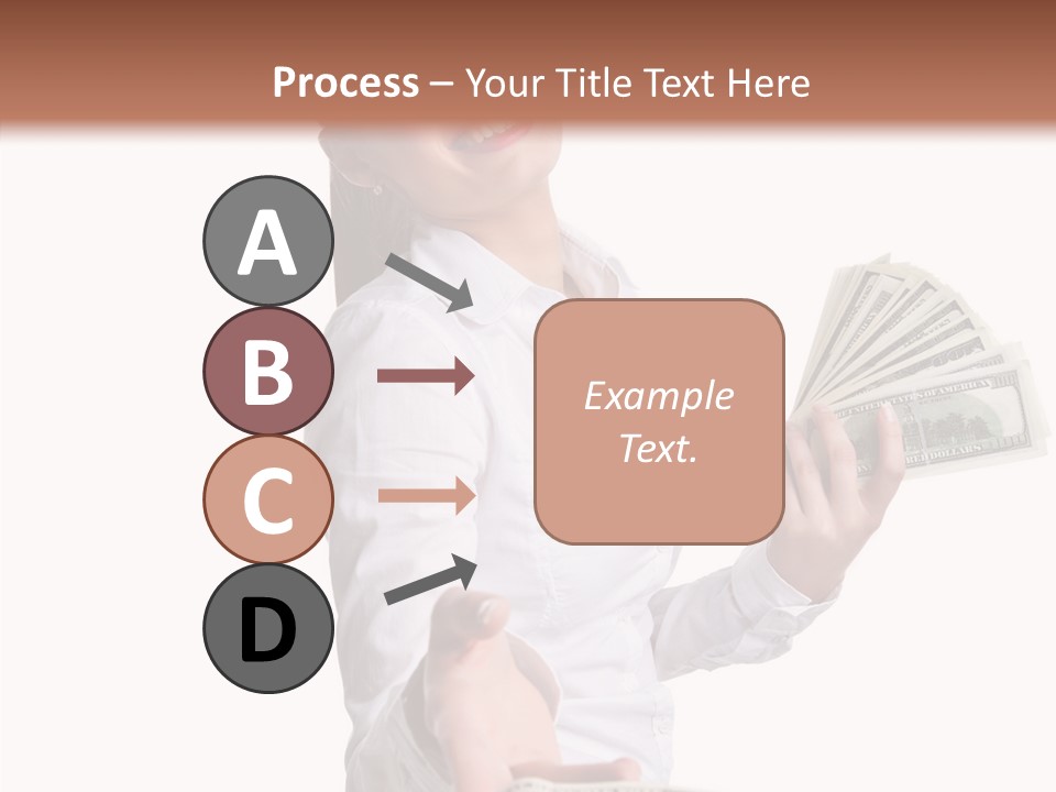 Shopping Face Success PowerPoint Template