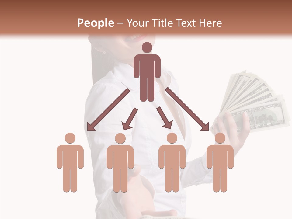 Shopping Face Success PowerPoint Template