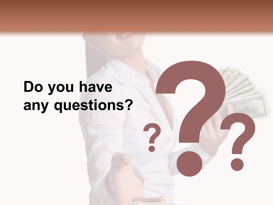 Shopping Face Success PowerPoint Template