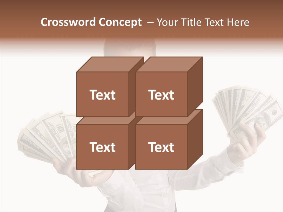 Financial Concept Caucasian PowerPoint Template