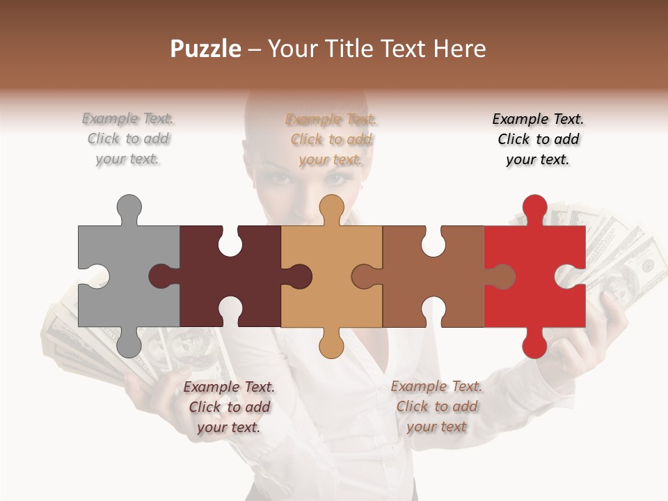 Financial Concept Caucasian PowerPoint Template