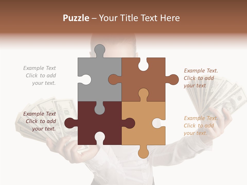 Financial Concept Caucasian PowerPoint Template