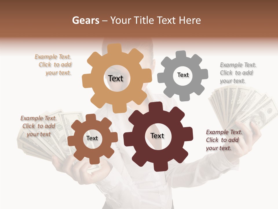 Financial Concept Caucasian PowerPoint Template