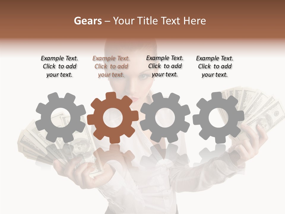 Financial Concept Caucasian PowerPoint Template