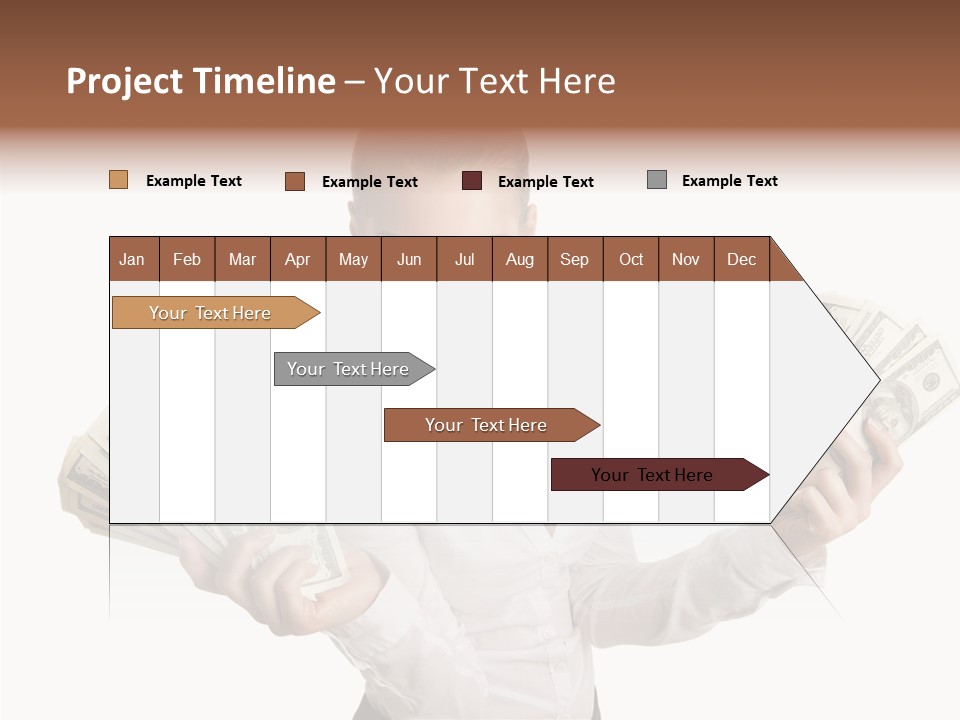Financial Concept Caucasian PowerPoint Template