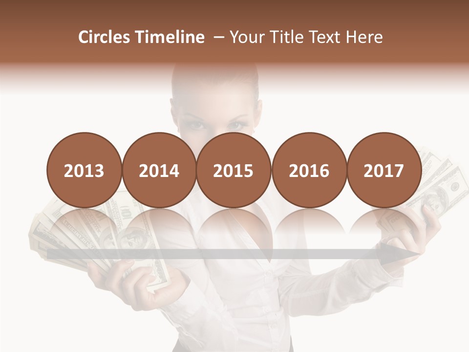 Financial Concept Caucasian PowerPoint Template