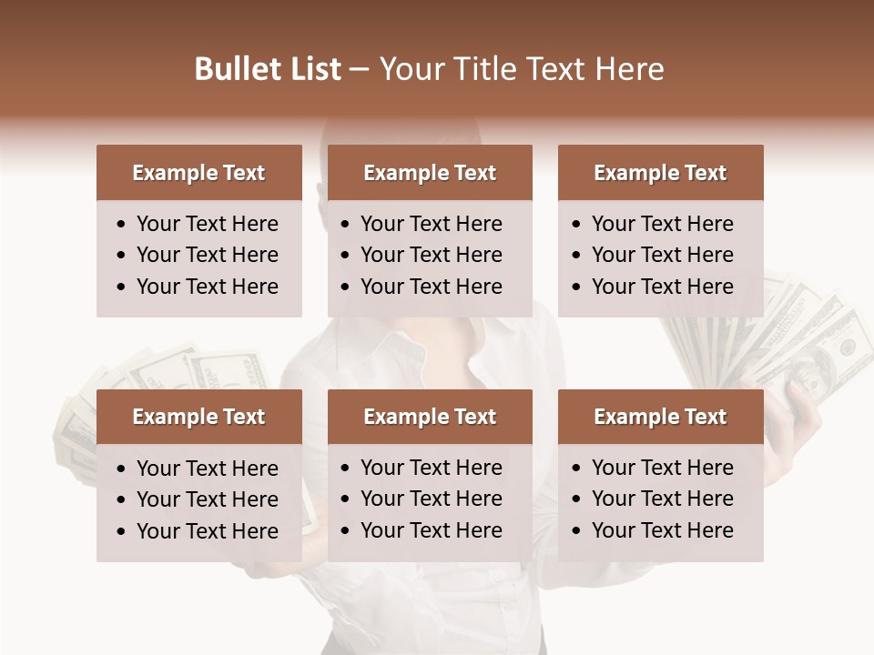 Financial Concept Caucasian PowerPoint Template