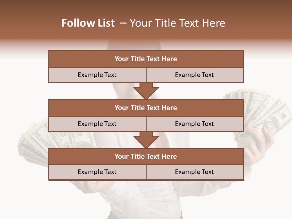 Financial Concept Caucasian PowerPoint Template