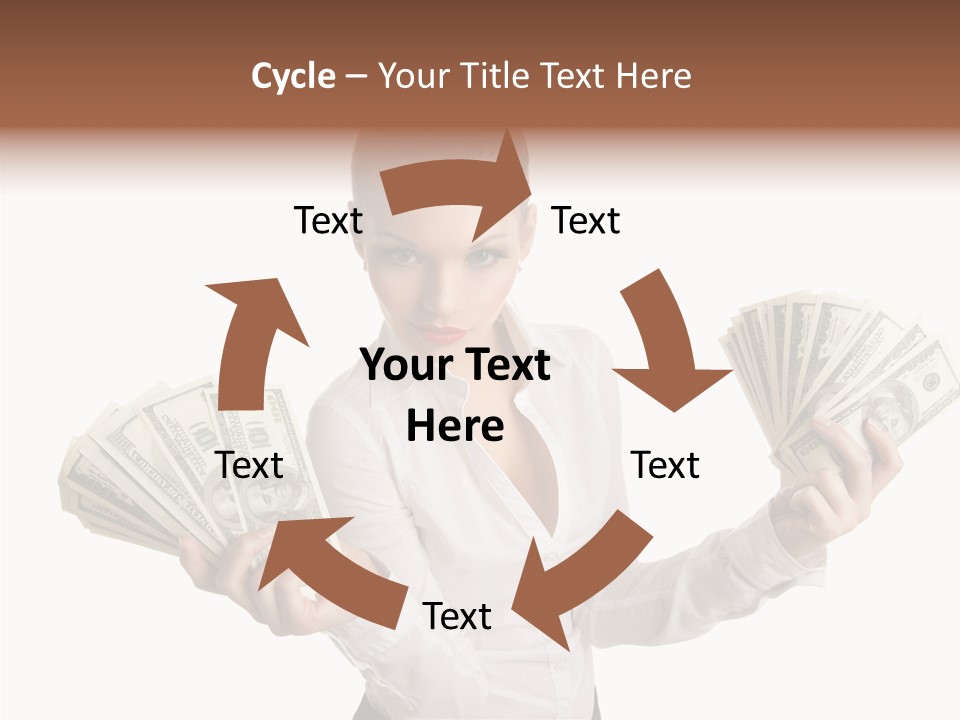 Financial Concept Caucasian PowerPoint Template