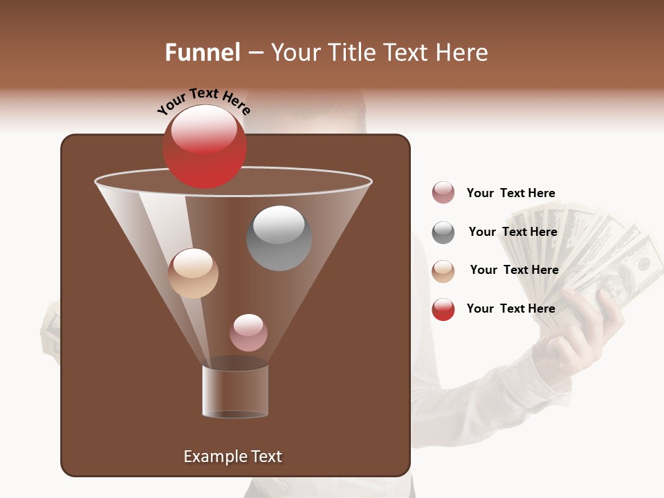 Financial Concept Caucasian PowerPoint Template