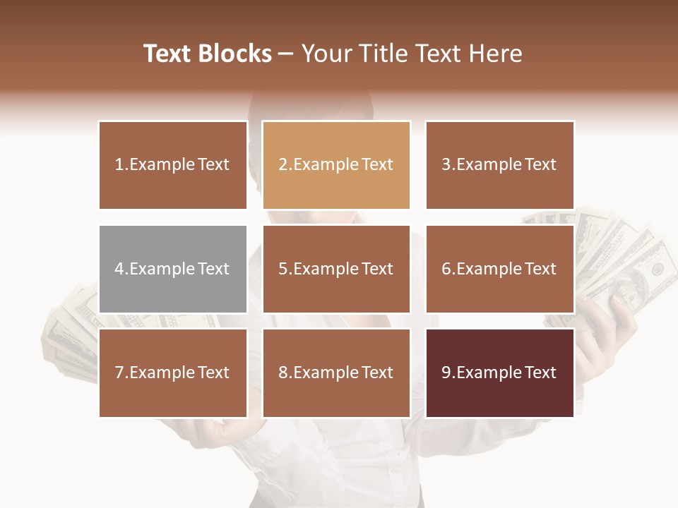 Financial Concept Caucasian PowerPoint Template