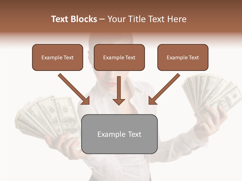 Financial Concept Caucasian PowerPoint Template