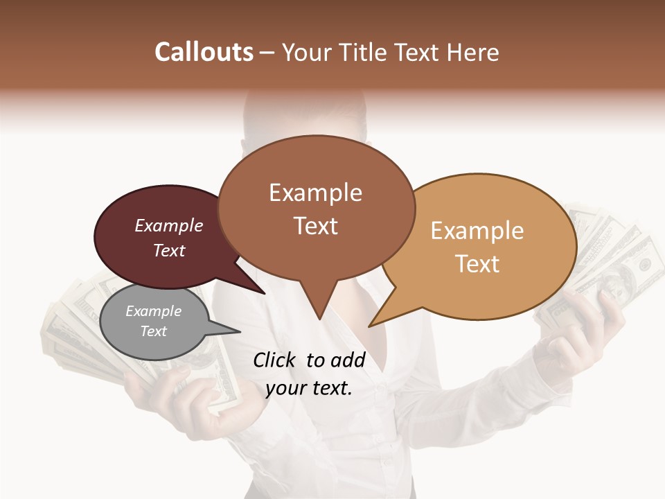 Financial Concept Caucasian PowerPoint Template