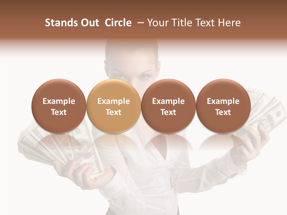 Financial Concept Caucasian PowerPoint Template