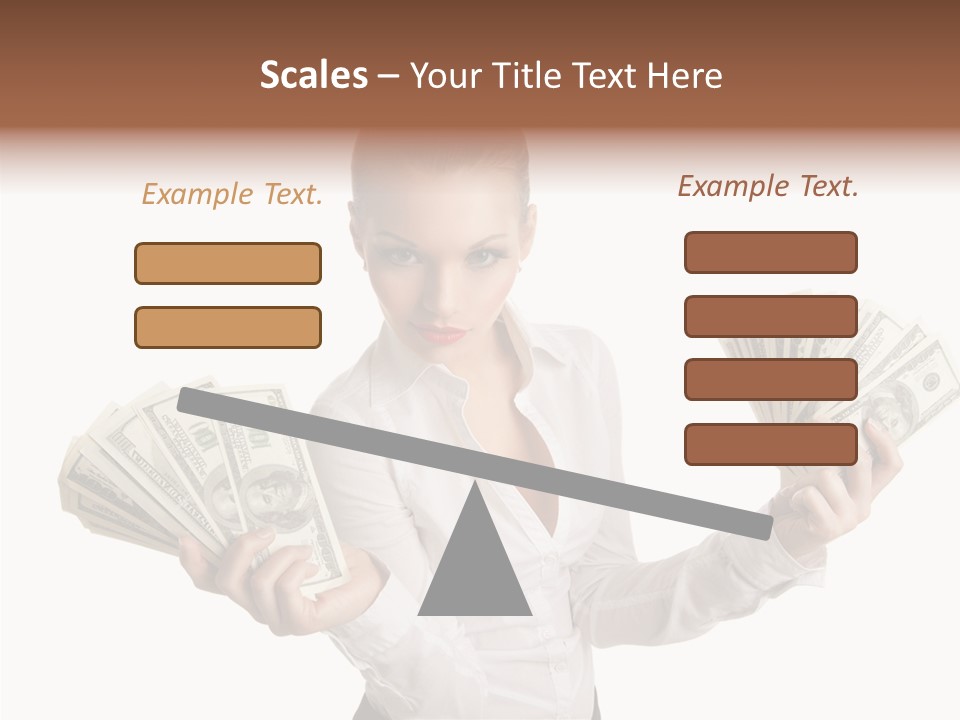 Financial Concept Caucasian PowerPoint Template