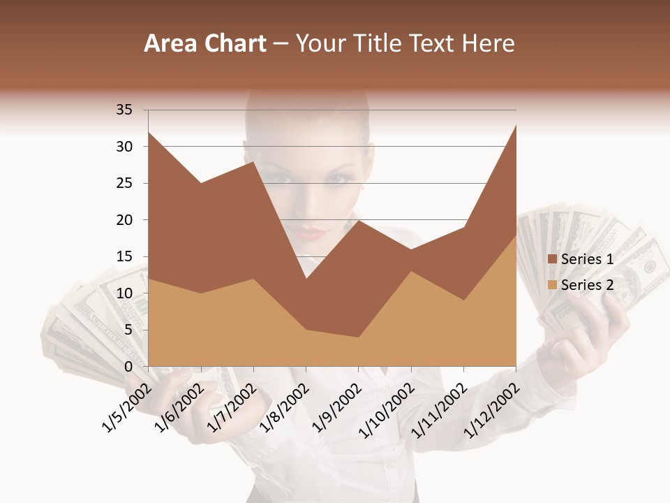 Financial Concept Caucasian PowerPoint Template
