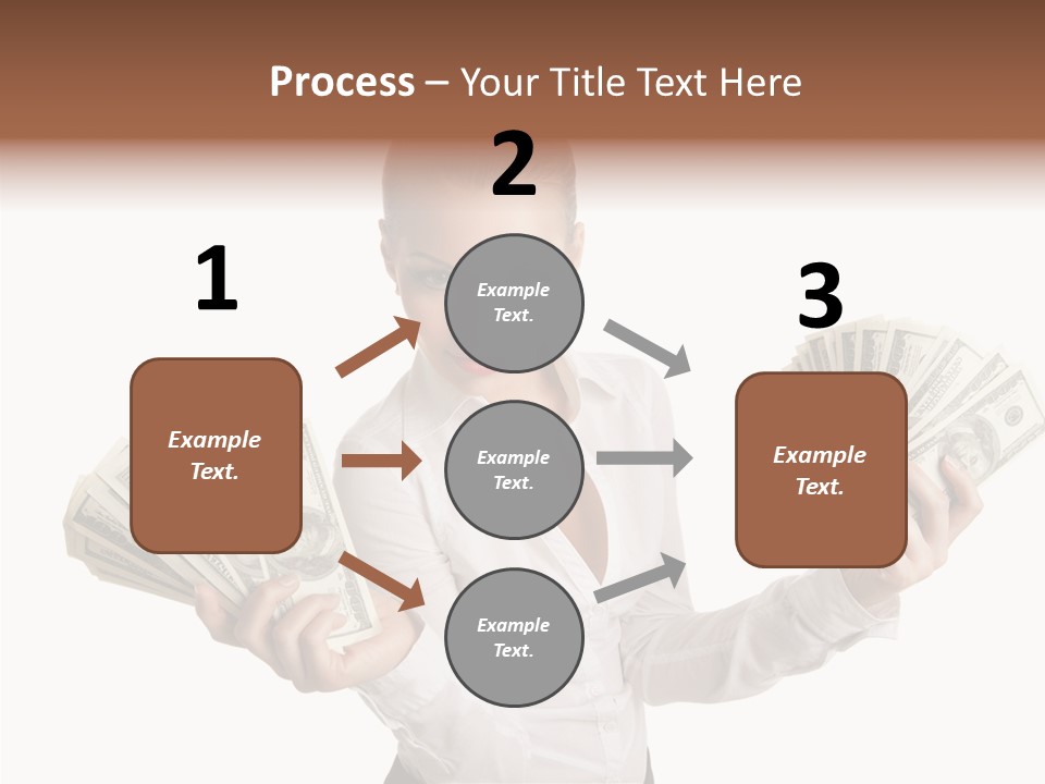 Financial Concept Caucasian PowerPoint Template