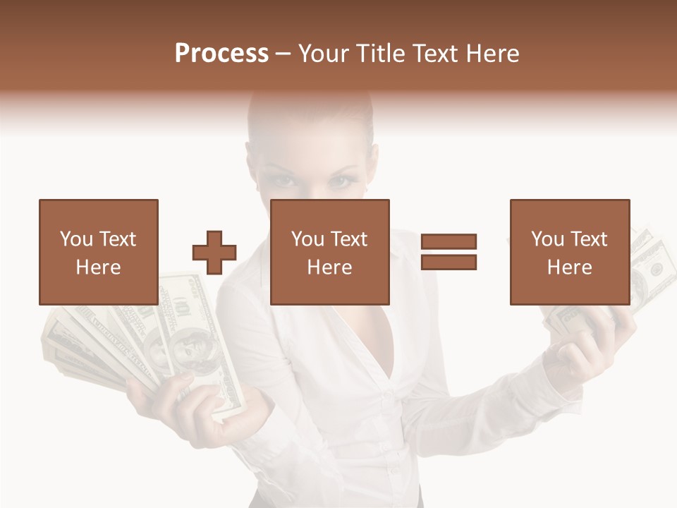 Financial Concept Caucasian PowerPoint Template